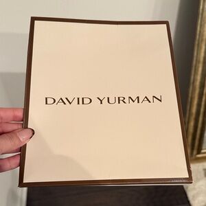 David Yurman Bag with Jewelry Cleaner (polishing cloth)